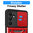 Heavy Duty Shockproof Case / Slide Camera Cover for Samsung Galaxy A15 5G - Red