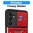 Heavy Duty Shockproof Case / Slide Camera Cover for Samsung Galaxy A25 5G - Red