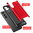 Military Defender Tough Shockproof Case for Samsung Galaxy S24+ (Red)