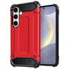 Military Defender Tough Shockproof Case for Samsung Galaxy S24+ (Red)