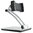 Stealth (Large) Foldable Desk Stand / 360 Rotating Holder for iPad / Tablet - Silver