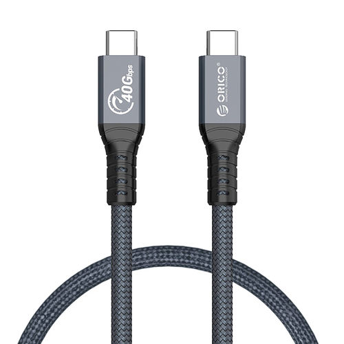 Orico Thunderbolt 4 (100W) USB Type-C / 8K UHD Video / 40Gbps Data Charging Cable (0.8m)