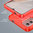 Flexi Slim Carbon Fibre Case for Nokia C32 - Brushed Red