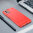 Flexi Slim Carbon Fibre Case for Nokia C32 - Brushed Red