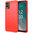 Flexi Slim Carbon Fibre Case for Nokia C32 - Brushed Red