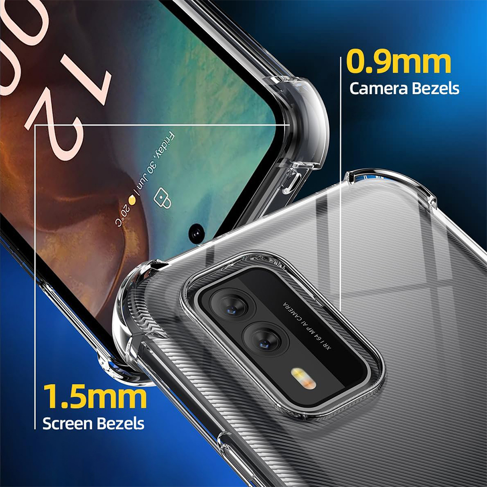 Enkay Flexi Gel Shockproof Case for Nokia XR21 - Clear (Gloss Grip)