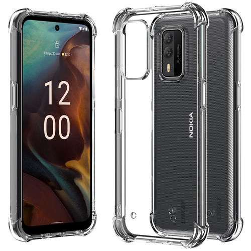 Enkay Flexi Gel Shockproof Case for Nokia XR21 - Clear (Gloss Grip)