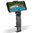 360 Rotating Clip-On Holder / Desktop Mount / Foldable Stand for Mobile Phone