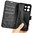 Leather Wallet Case & Card Holder Pouch for Xiaomi Redmi Note 13 Pro 5G - Black