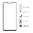 Full Coverage Tempered Glass Screen Protector for Oppo A3s / AX5 - Black