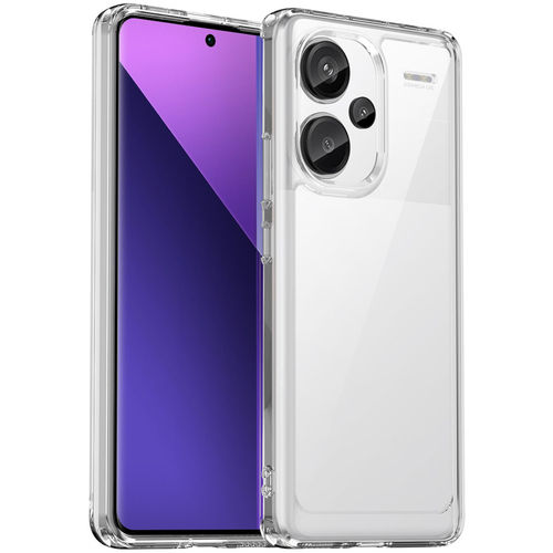 Hybrid Acrylic Tough Shockproof Case for Xiaomi Redmi Note 13 Pro+ 5G - Clear (Frame)