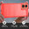 Flexi Slim Carbon Fibre Case for Motorola Moto G04 / G24 / E14 - Brushed Red