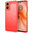 Flexi Slim Carbon Fibre Case for Motorola Moto G04 / G24 / E14 - Brushed Red