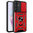 Heavy Duty Shockproof Case / Slide Camera Cover for Samsung Galaxy A35 5G - Red