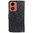 Leather Wallet Case & Card Holder Pouch for Motorola Moto G04 / G24 / E14 - Black