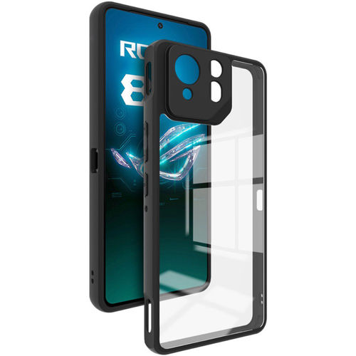 Hybrid Fusion Shockproof Hard Case for Asus ROG Phone 8 / 8 Pro - (Black) Frame
