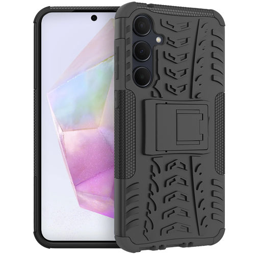 Dual Layer Rugged Tough Shockproof Case & Stand for Samsung Galaxy A35 5G