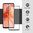 Full Coverage Tempered Glass Screen Protector for Motorola Moto G04 / G24 - Black