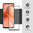 Full Coverage Tempered Glass Screen Protector for Motorola Moto G04 / G24 / E14 - Black