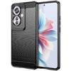 Flexi Slim Carbon Fibre Case for Oppo Reno11 F - Brushed Black