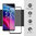 Full Coverage Tempered Glass Screen Protector for TCL 505 / 505s - Black