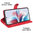 Leather Wallet Case & Card Holder Pouch for Oppo Reno11 F - Red