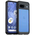 Hybrid Acrylic Tough Shockproof Case for Google Pixel 8a - Black (Frame)