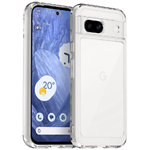 Hybrid Acrylic Tough Shockproof Case for Google Pixel 8a - Clear (Frame)