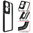 Hybrid Fusion Shockproof Hard Case for Oppo Reno11 F - Clear (Black Frame)