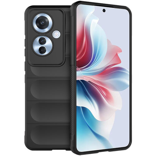 Flexi Grip Defender Shockproof Case for Oppo Reno11 F - Black (Matte)