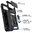 Heavy Duty Shockproof Case / Slide Camera Cover for Google Pixel 8a - Black