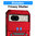 Heavy Duty Shockproof Case / Slide Camera Cover for Google Pixel 8a - Red