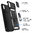 Heavy Duty Shockproof Case / Sliding Camera Cover for Apple iPhone X / Xs - Black