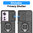 Heavy Duty Shockproof Case / Slide Camera Cover for Oppo Reno11 F - Black