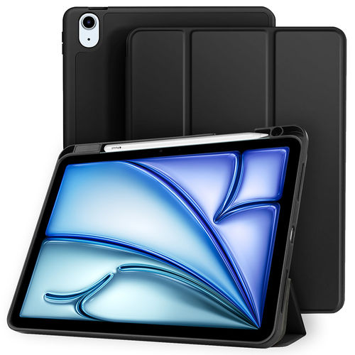 Trifold (Sleep/Wake) Smart Case & Stand for Apple iPad Air 11-inch (M3 / M2) - Black