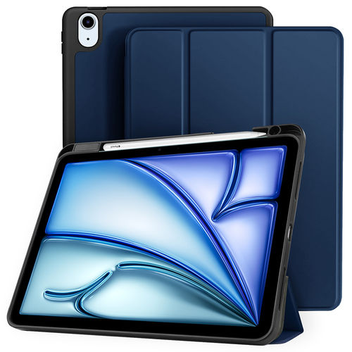 Trifold (Sleep/Wake) Smart Case & Stand for Apple iPad Air 11-inch (M3 / M2) - Dark Blue
