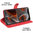 Leather Wallet Case & Card Holder Pouch for Motorola Edge 50 / 50 Pro - Red