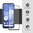 Full Coverage Tempered Glass Screen Protector for Google Pixel 8a - Black