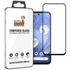 Full Coverage Tempered Glass Screen Protector for Google Pixel 8a - Black