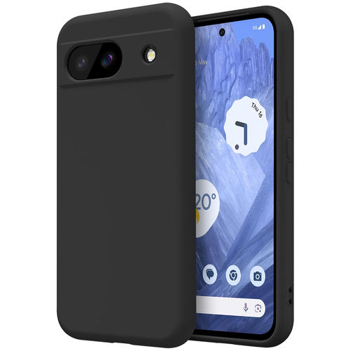 Flexi Stealth Liquid Silicone Case for Google Pixel 8a - Black (Matte)