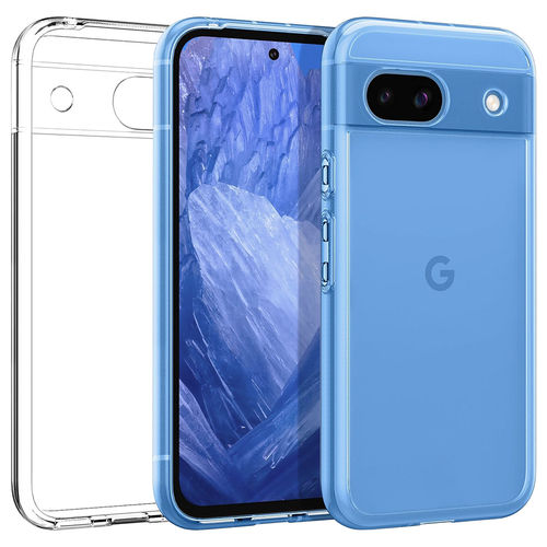 Flexi Slim Gel Case for Google Pixel 8a - Clear (Gloss Grip)