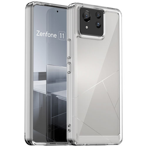 Hybrid Acrylic Tough Shockproof Case for Asus Zenfone 11 Ultra - Clear (Frame)