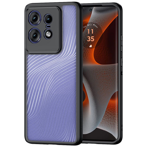 Dux Ducis Hybrid Fusion Tough Shockproof Case for Motorola Edge 50 Pro - Black (Frame)