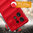 Flexi Grip Defender Shockproof Case for Motorola Edge 50 Pro - Red (Matte)