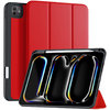 Trifold (Sleep/Wake) Smart Case & Stand for Apple iPad Pro 11-inch (M4) 2024 - Red