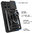 Heavy Duty Shockproof Case / Slide Camera Cover for Motorola Edge 50 Pro - Black