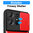Heavy Duty Shockproof Case / Slide Camera Cover for Motorola Edge 50 Pro - Red