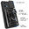Heavy Duty Shockproof Case / Slide Camera Cover for Motorola Moto G04 / G24 / E14 - Black
