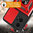 Heavy Duty Shockproof Case / Slide Camera Cover for Motorola G04 / G24 / E14 - Red