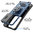 Heavy Duty Shockproof Case / Slide Camera Cover for Oppo Reno11 F - Blue